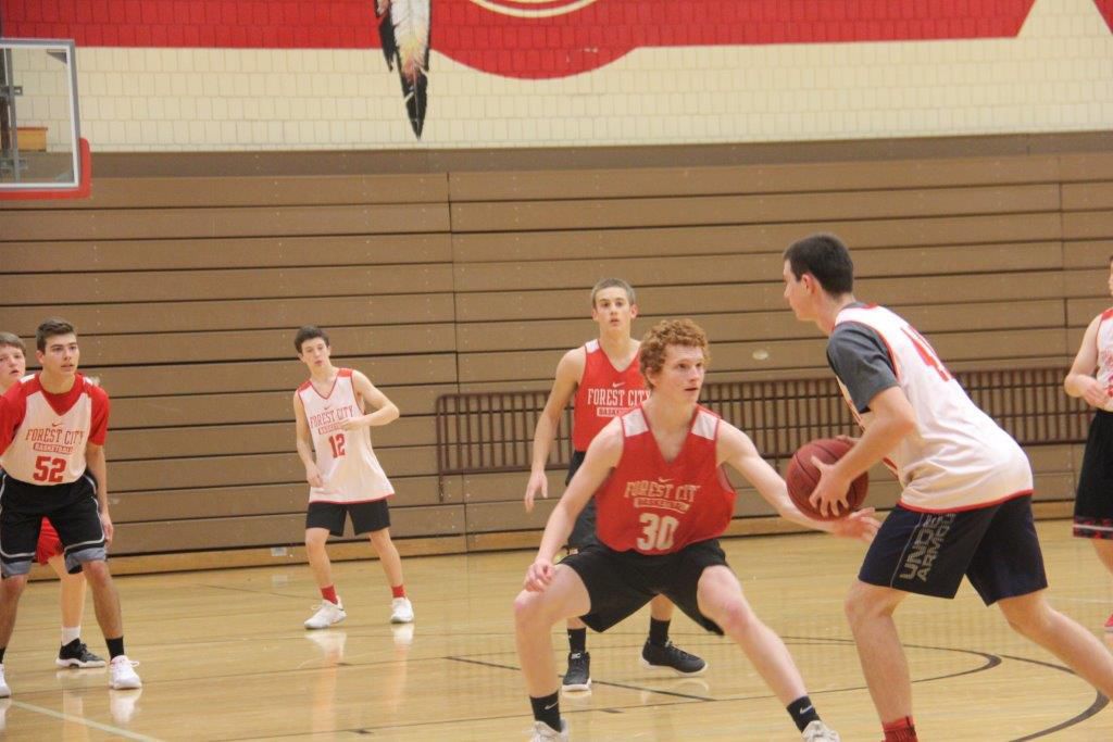 FCHS Boys Basketball practice 1
